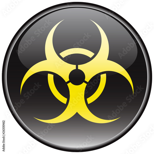 Biohazard vector sign