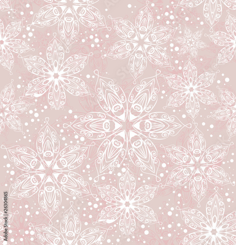 seamless snowflake background