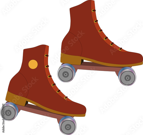 The roller skates