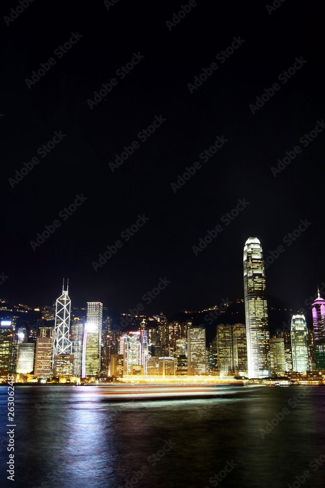 Fototapeta premium Hong Kong night view