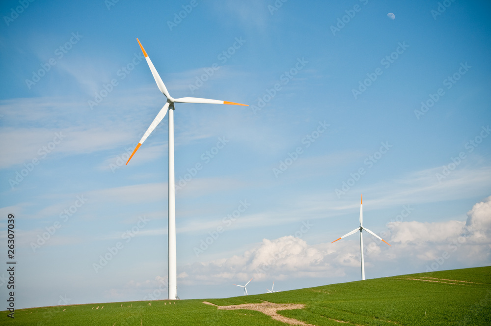 wind turbine farm