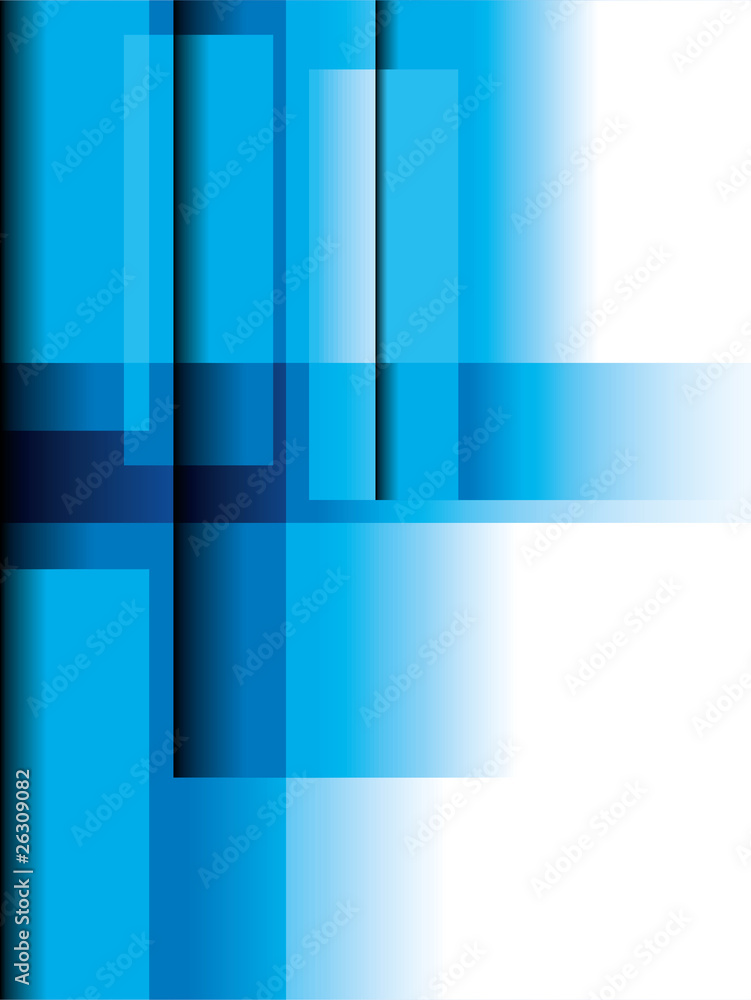 Fresh blue business background vector