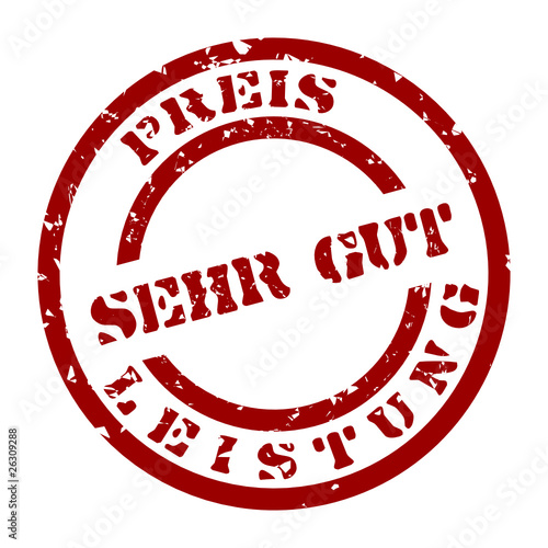 stempel preis-leistung sehr gut I