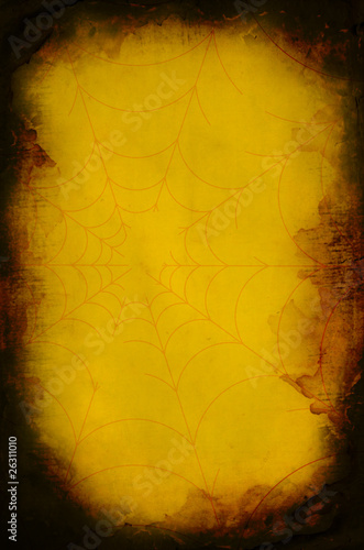 Obraz na płótnie grunge halloween spiders web background w salonie