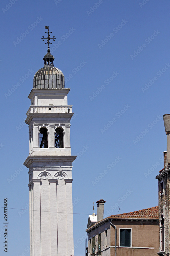 Fototapeta premium Venice, Kirche S. Giorgio dei Greci