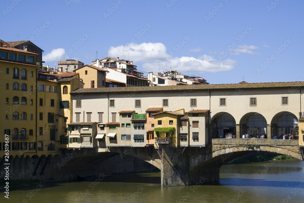 Ponte Vecchio medieval bridge.