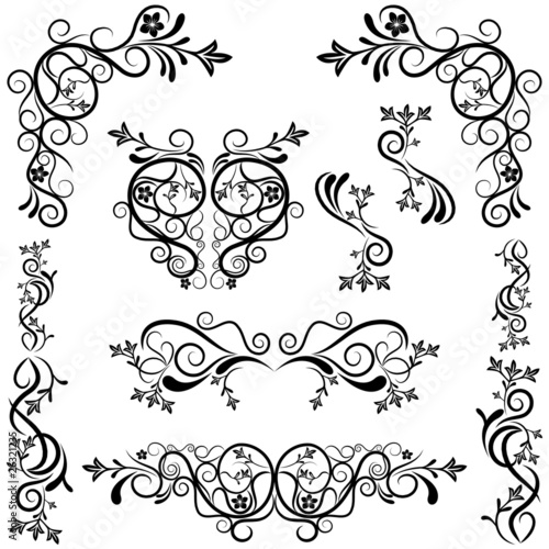 Floral Elements Set