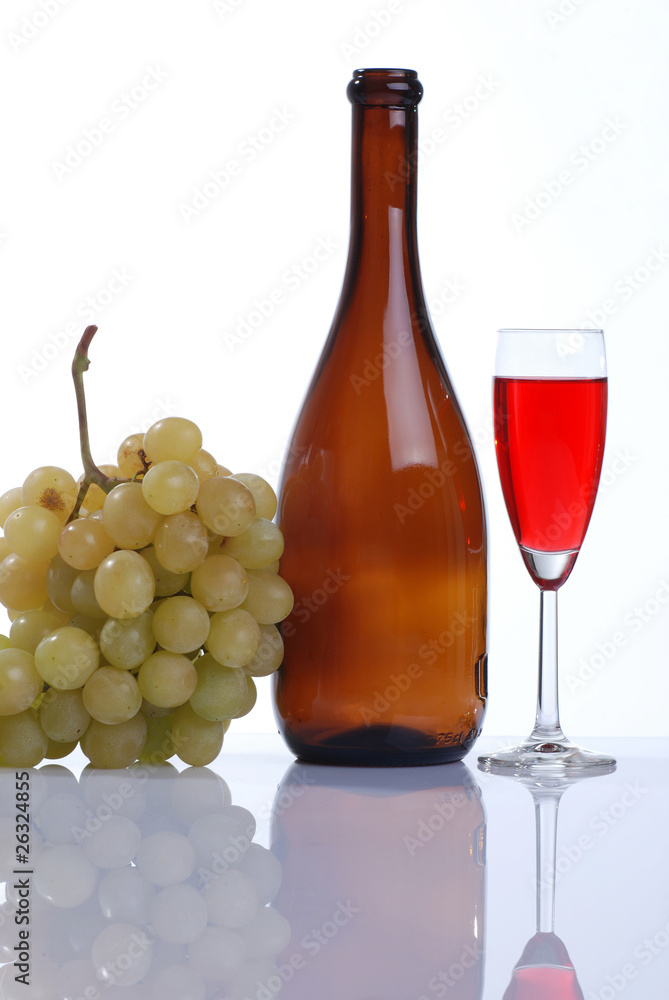 Fototapeta premium uva e vino