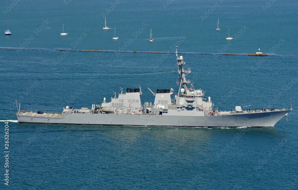 The USS Higgins (an Arleigh Burke-class Destroyer)