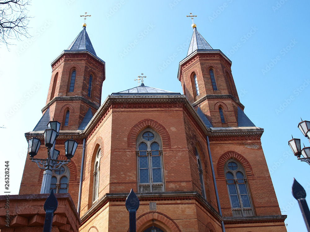 Obraz premium A church temple in Ukraine
