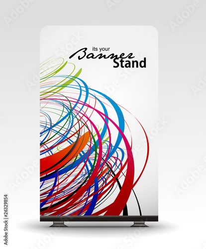 stand banner template photo