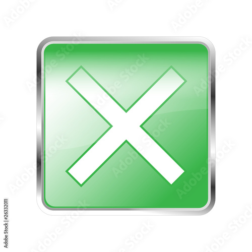 Button abbrechen grün