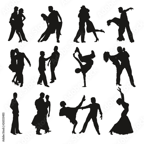 Dancers shadows