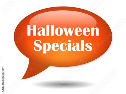 “HALLOWEEN SPECIALS” Speech Bubble Icon (Happy Special Offers)