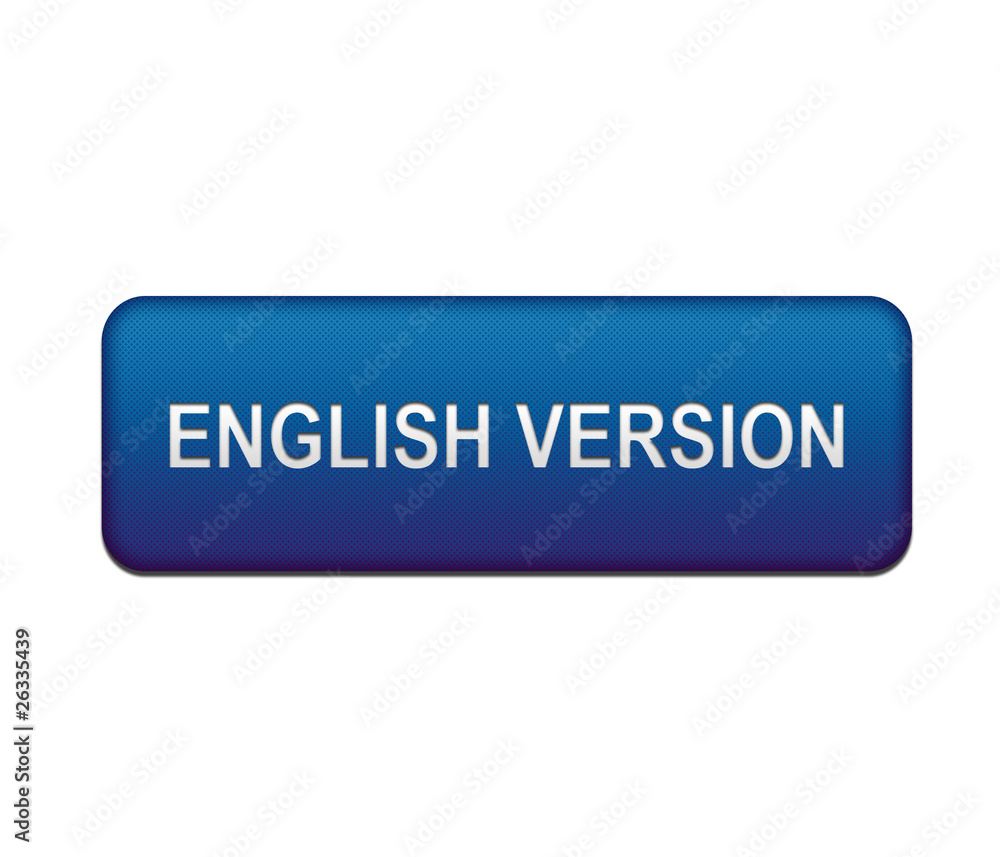 Boton azul ENGLISH VERSION con textura Boton azul ENGLISH VERSION con textura