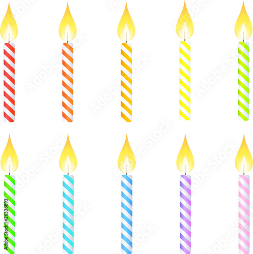 VectorShade Birthday Candles