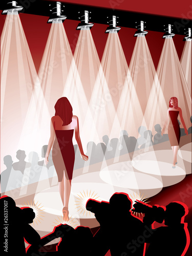 Fashion show vector
