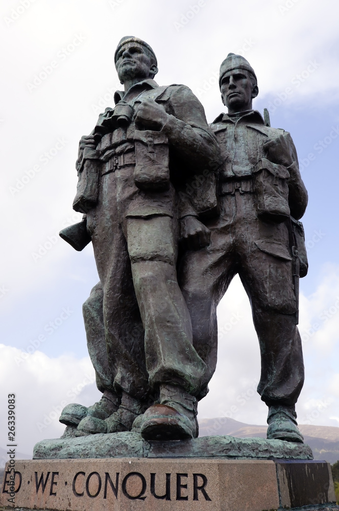 Naklejka premium Commando Memorial