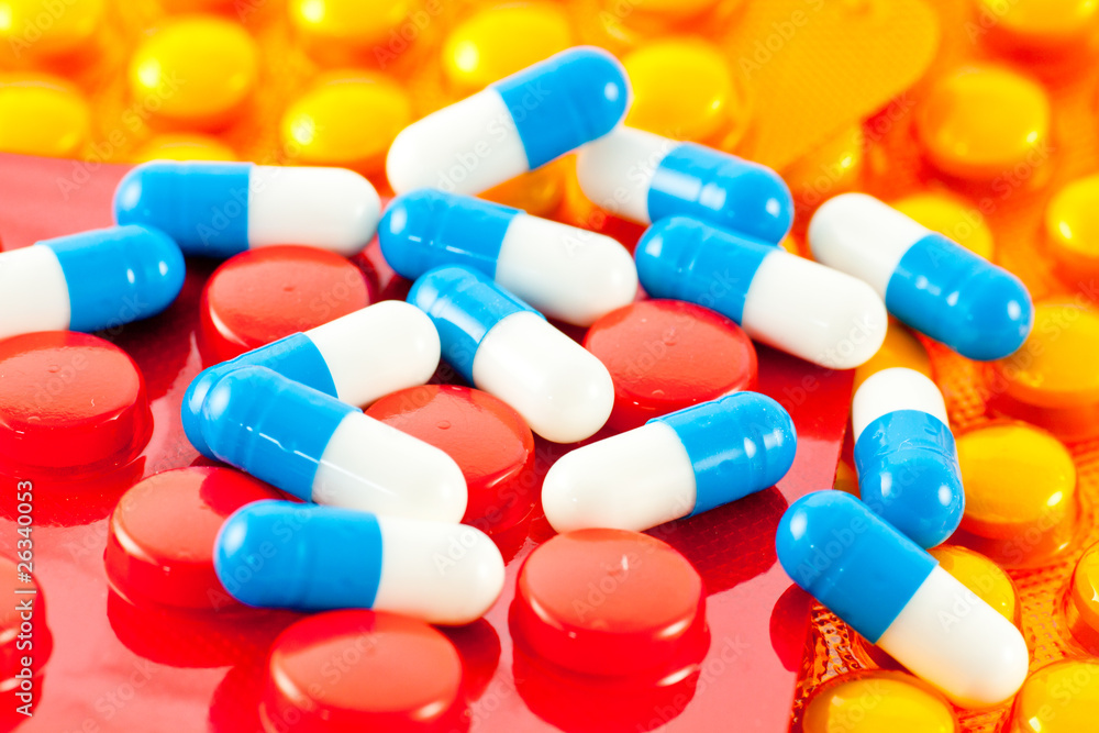 A lot of pills and medicines A lot of pills and medicines