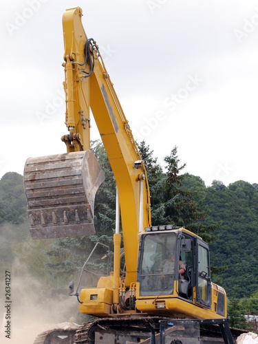 bagger abriss