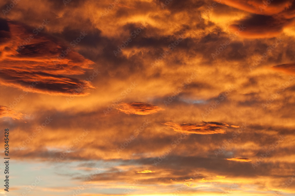 Fototapeta premium tramonto dopo il temporale