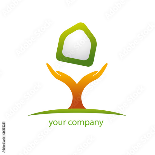 logo entreprise, bâtiment