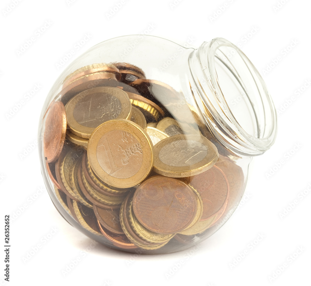 coins on bottle coins on bottle