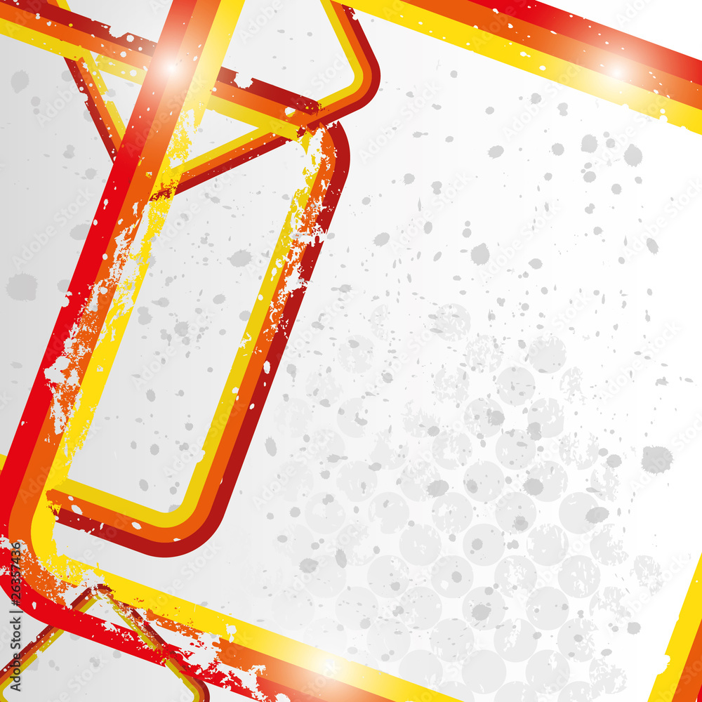 Grunge retro reddish frames background eps 10