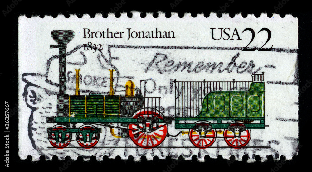 Postage stamp.