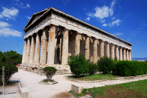 Temple of (Hephaestus) Hephaistos, Athen in Greece