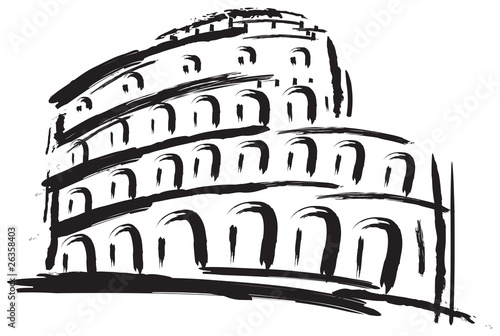 Colosseum. Vector illustration.