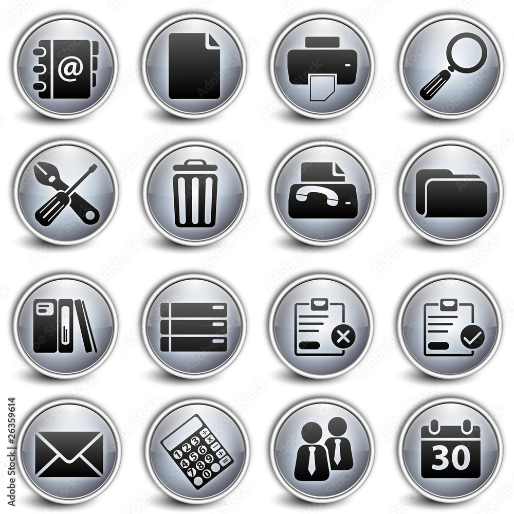 office Gray Button office Gray Button