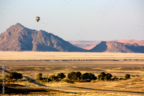 Hills and dunes in Namib Desert in Namibia  Soussusvlei 