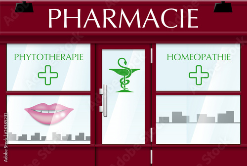 Pharmacie (rouge)