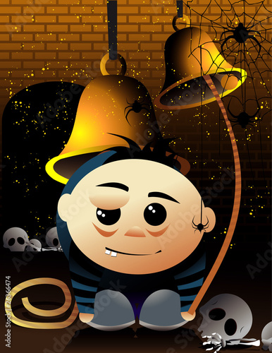 servant halloween vector