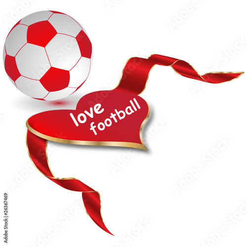 love football.Vector