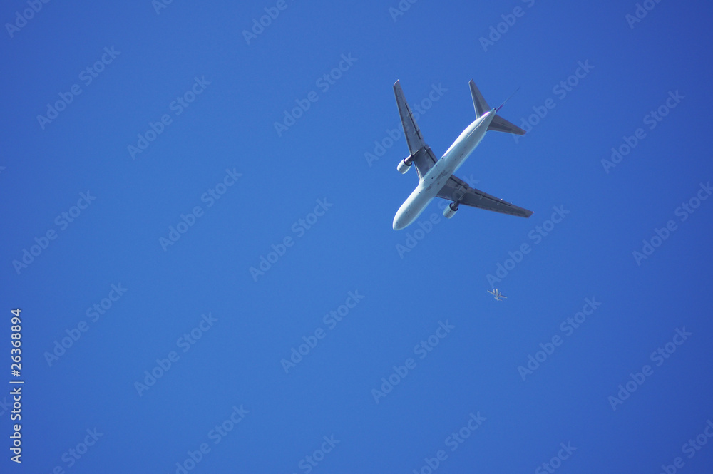 Plane And Blue Sky Plane And Blue Sky