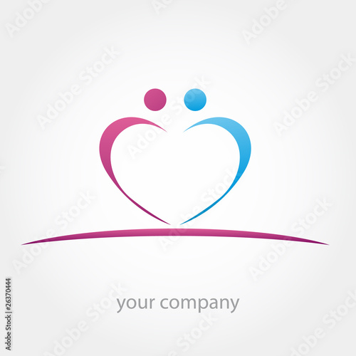 logo entreprise, coeur