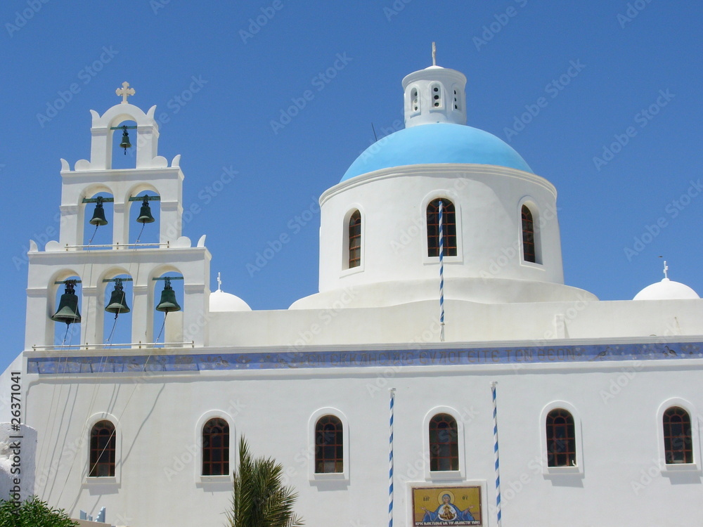 griechische Kirche in Santorin