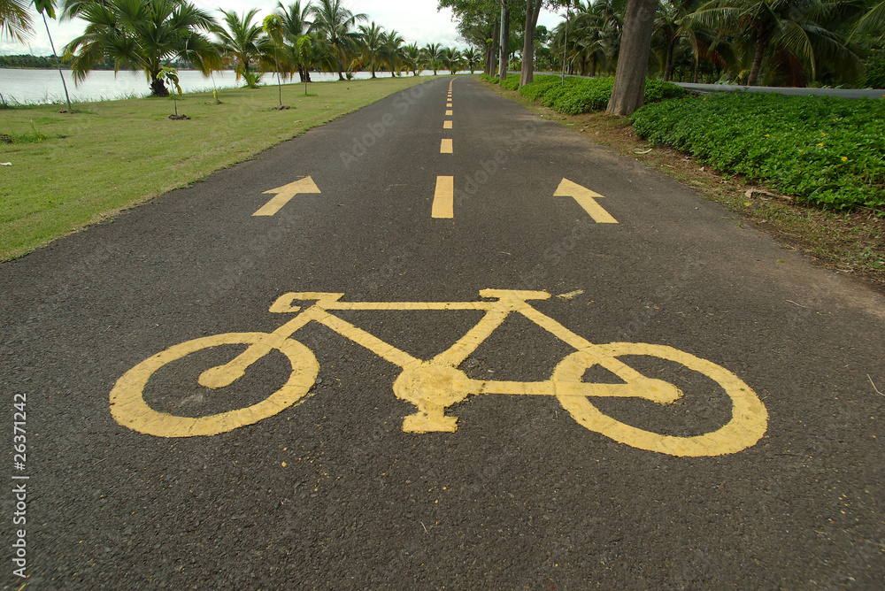 Obraz premium Bike lane