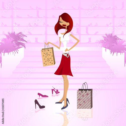 shopping woman