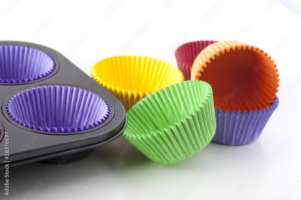 Colorful Cupcake Papers Colorful Cupcake Papers