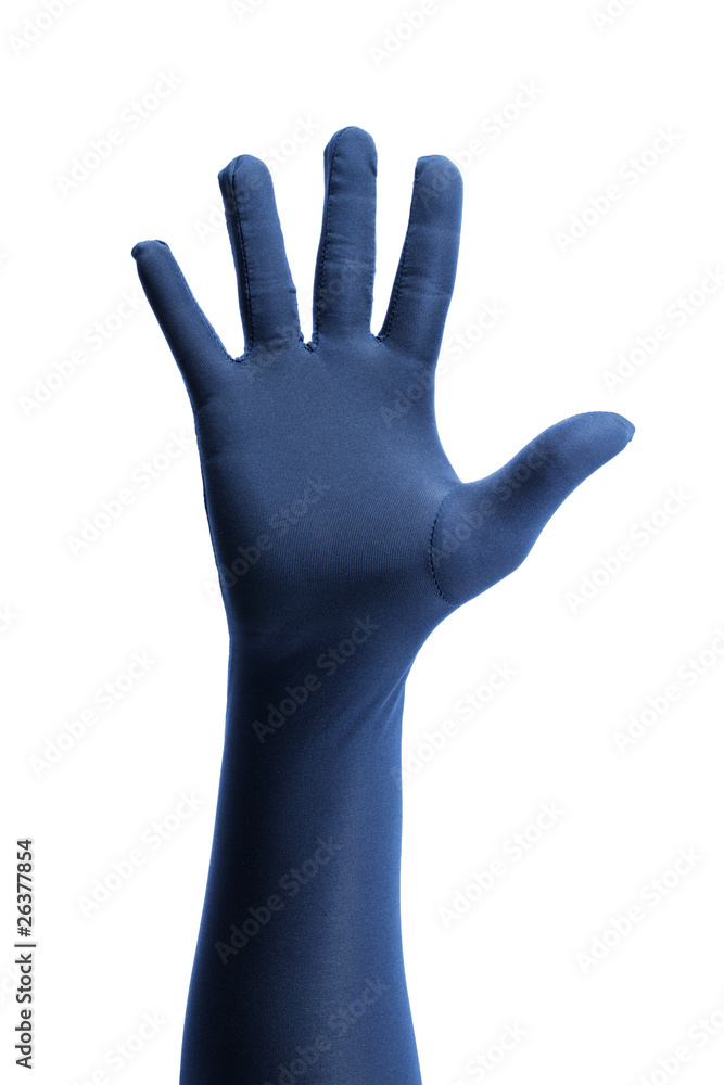 Obraz premium Blue hand