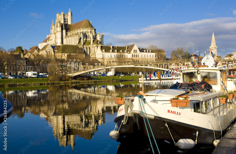 Obraz premium Auxerre, Burgundy, France
