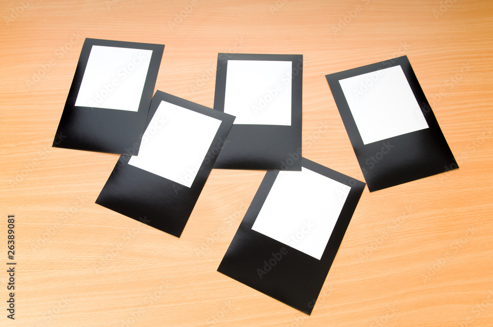 Designer concept - blank photo frames for your photos Designer concept - blank photo frames for your photos