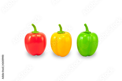 Multicolor sweet peppers