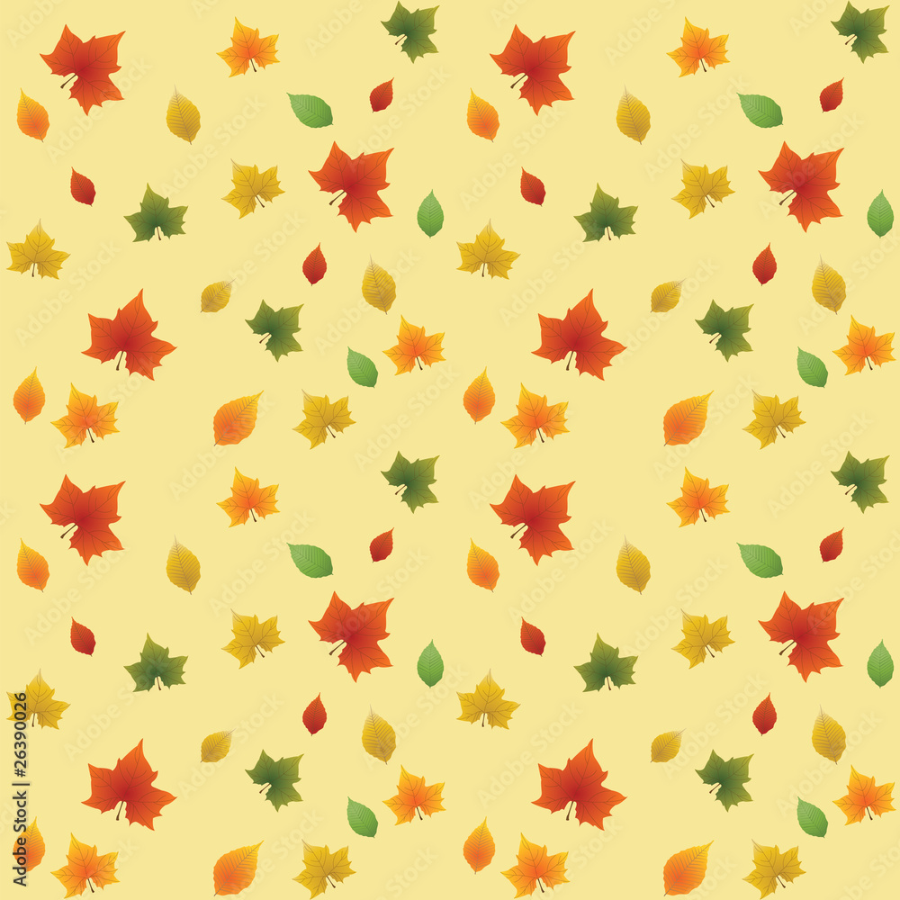 Seamless autumn leaves Seamless autumn leaves