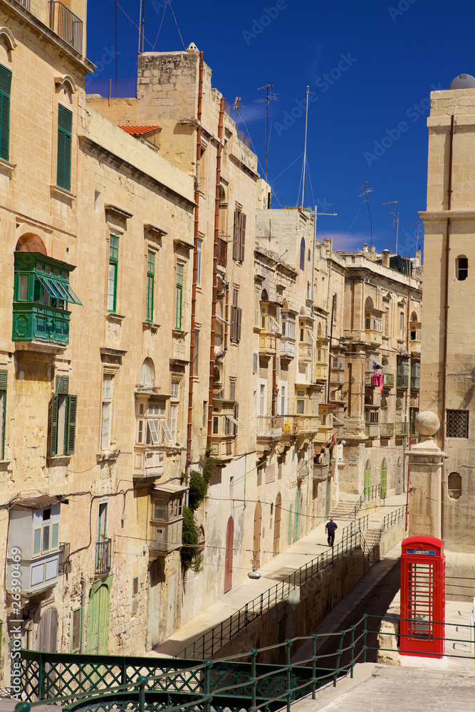 vicolo a La Valletta,Malta