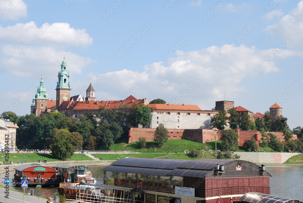 Obraz premium il castello wawel di cracovia