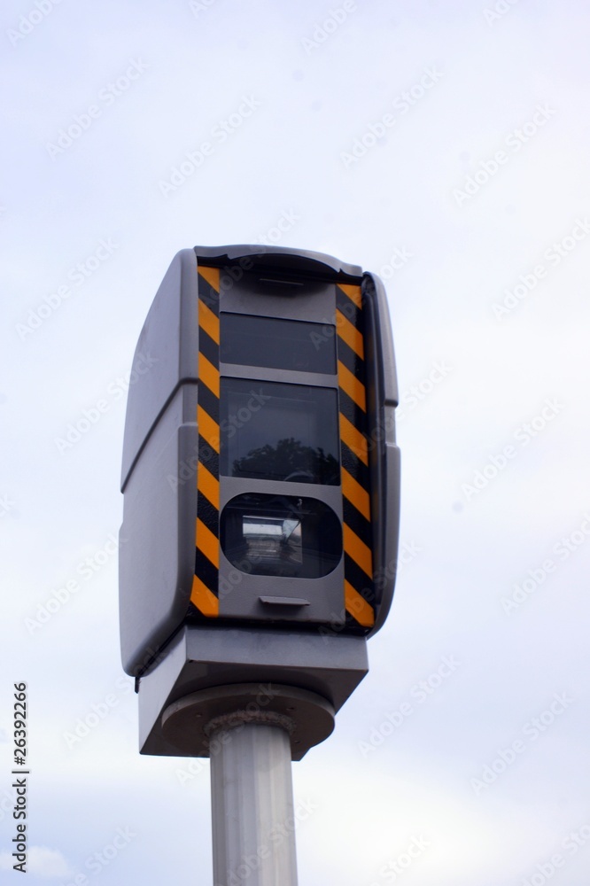 Radar de contrôle automatique de vitesse Stock Photo